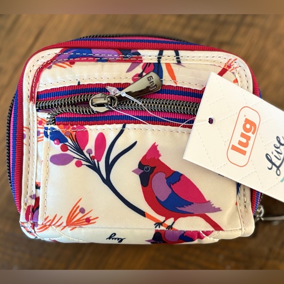 Lug Splits Wallet. Cardinals Cream. NWT - Picture 3 of 10